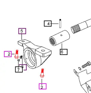 Mahindra Tractor Bolt M18x2.5 007603285C1 Mahindra Direct Parts