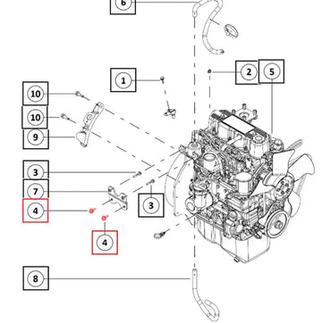 Mahindra Tractor Bolt M8 X 1.25 X 20 000020307E05 Mahindra Direct Parts