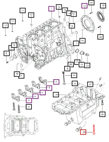 Mahindra Tractor Bolt M8 X 145 006000130F1 Mahindra Direct Parts