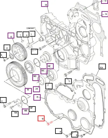 Mahindra Tractor Bolt M8x16x1.25-mm 124-3815 Mahindra Direct Parts