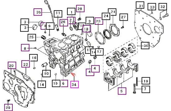 Mahindra Tractor Bolt MF100083 Mahindra Direct Parts