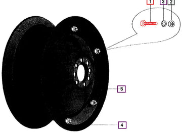 Mahindra Tractor Bolt Rear Wheel Rim / Disc 001099889R1 Mahindra Direct Parts