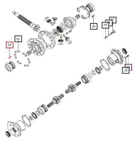 Mahindra Tractor Bolt Retaining Drive Bevel Gear 7/16" Unc 003042127R2 Mahindra Direct Parts