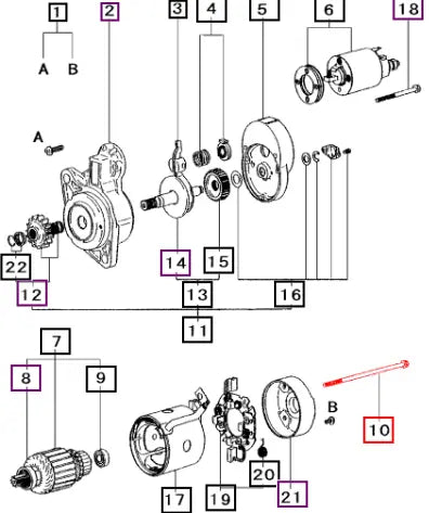 Mahindra Tractor Bolt Set M981C73901 Mahindra Direct Parts