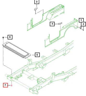 Mahindra Tractor Bolt - Torx Hd M6x25 0000AUA01131N Mahindra Direct Parts