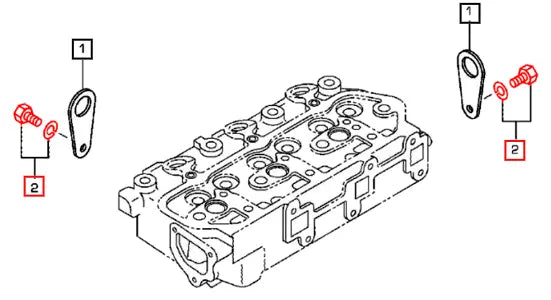 Mahindra Tractor Bolt W Washer F1805 08016 006054350K01 Mahindra Direct Parts