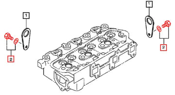 Mahindra Tractor Bolt W Washer F1805 08016 006054350K01 Mahindra Direct Parts