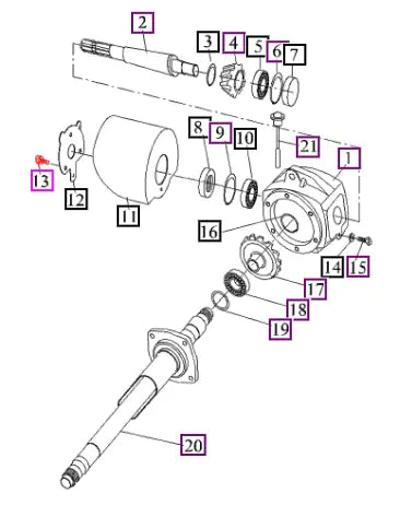Mahindra Tractor Bolt W/washer ANS327008016 Mahindra Direct Parts