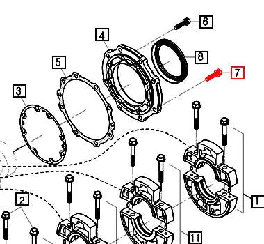 Mahindra Tractor Bolt With Washer 112350825 Mahindra Direct Parts
