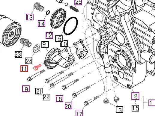 Mahindra Tractor Bolt With Washer 112350825 Mahindra Direct Parts
