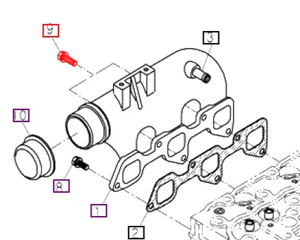 Mahindra Tractor Bolt With Washer 112350825 Mahindra Direct Parts