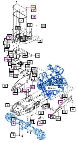 Mahindra Tractor Bolt , Grip(m6) 15895070110 Mahindra Direct Parts