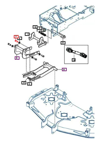 Mahindra Tractor Bolt , Hex V2004614035 Mahindra Direct Parts