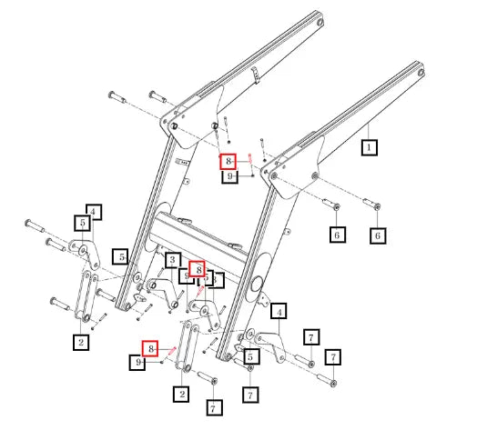 Mahindra Tractor Bolt , Hex V2014610060 Mahindra Direct Parts