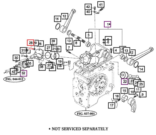 Mahindra Tractor Bolt (for Front Axle Housing) V2013612030 Mahindra Direct Parts