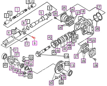 Mahindra Tractor Bolt (for The Clamp On Front Axle) V2172608035 Mahindra Direct Parts