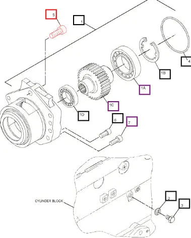 Mahindra Tractor Bolt (m10x1.5x25-mm) 102-2078 Mahindra Direct Parts
