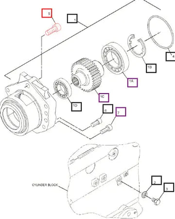 Mahindra Tractor Bolt (m10x1.5x25-mm) 102-2078 Mahindra Direct Parts