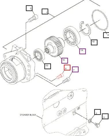 Mahindra Tractor Bolt (m8x1.25x20-mm) 102-2079 Mahindra Direct Parts