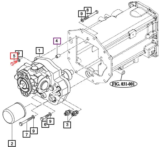 Mahindra Tractor Bolt (spec. M12x35) (for Hydra) V2013612035 Mahindra Direct Parts