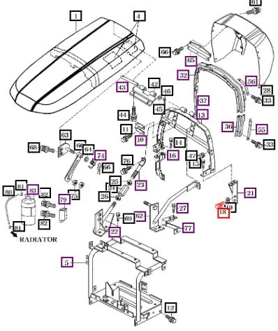 Mahindra Tractor Bolt (spec.m10x25) (for Front) V2012610025 Mahindra Direct Parts