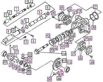 Mahindra Tractor Bolt (spec.m8x25) 15443040061 Mahindra Direct Parts