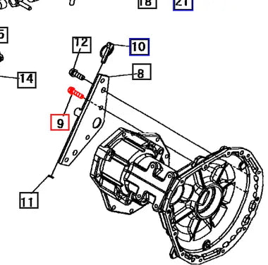 Mahindra Tractor Bolt with Washer F1540110030 Mahindra Direct Parts