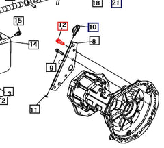 Mahindra Tractor Bolt with Washer F1540112035