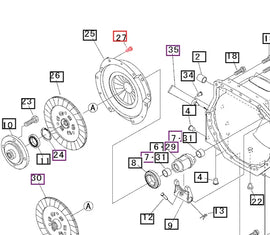 Mahindra Tractor Bolt with Washer M8x20 F1540108020 Mahindra Direct Parts