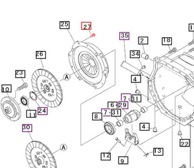 Mahindra Tractor Bolt with Washer M8x20 F1540108020 Mahindra Direct Parts