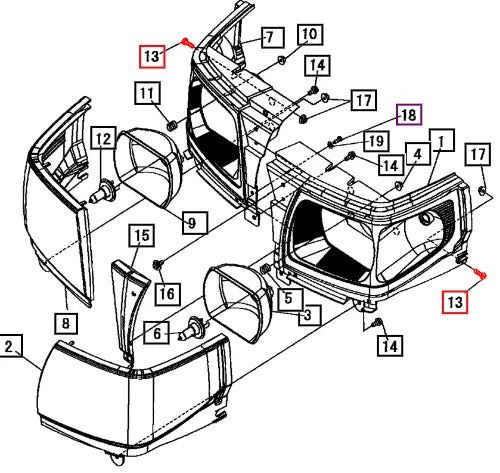 Mahindra Tractor Bolt, 7t A0400106020 Mahindra Direct Parts