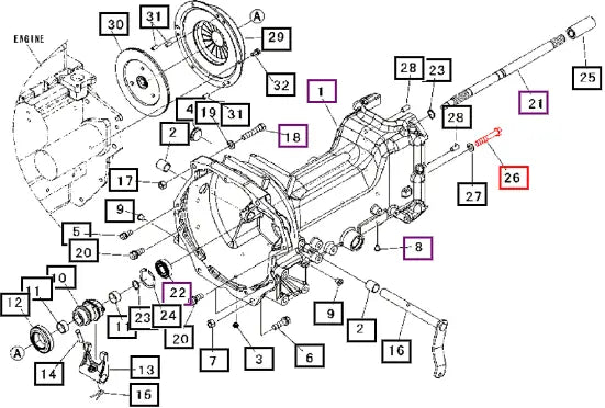 Mahindra Tractor Bolt, 7t A0540112070 Mahindra Direct Parts