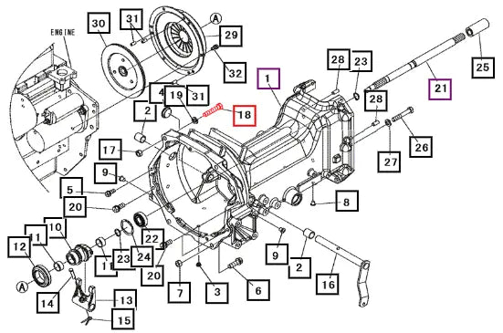 Mahindra Tractor Bolt, 7t A0550112070 Mahindra Direct Parts