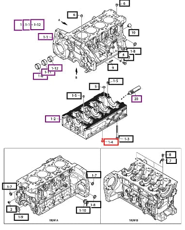 Mahindra Tractor Bolt, Collared Hex 120106-00177 Mahindra Direct Parts