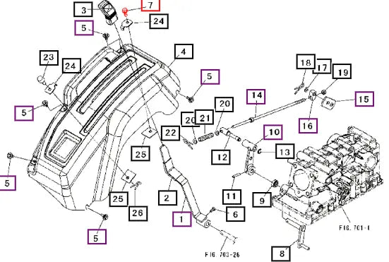 Mahindra Tractor Bolt, Flange F0500108020 Mahindra Direct Parts