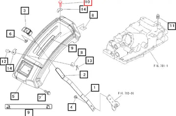 Mahindra Tractor Bolt, Flange F0500408020 Mahindra Direct Parts