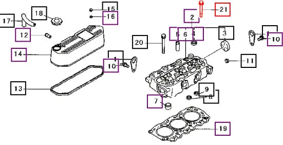Mahindra Tractor Bolt, Flange MD020566 Mahindra Direct Parts