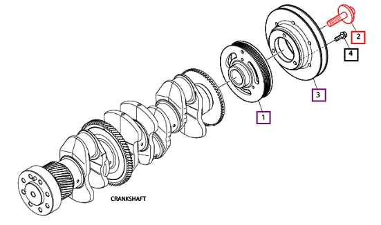 Mahindra Tractor Bolt, Hex Flange 120106-00171A Mahindra Direct Parts