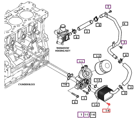 Mahindra Tractor Bolt, Hex Flange 120106-00192 Mahindra Direct Parts