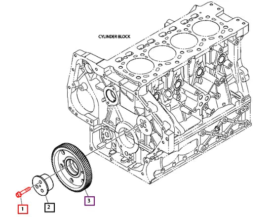 Mahindra Tractor Bolt, Hex Flange 120106-00196 Mahindra Direct Parts