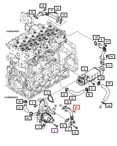 Mahindra Tractor Bolt, Hex Flange 120106-00207 Mahindra Direct Parts