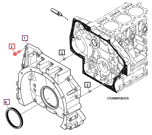 Mahindra Tractor Bolt, Hex Flange 120106-00382 Mahindra Direct Parts