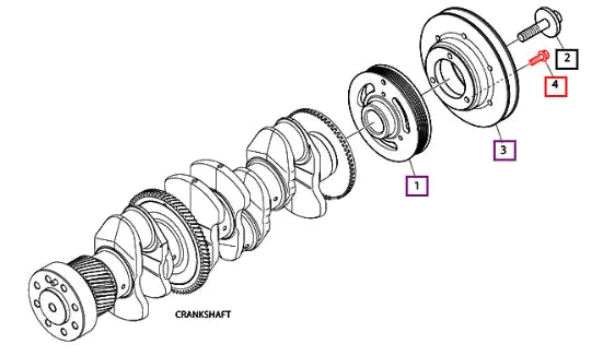 Mahindra Tractor Bolt, Hex Flange 120106-00716 Mahindra Direct Parts