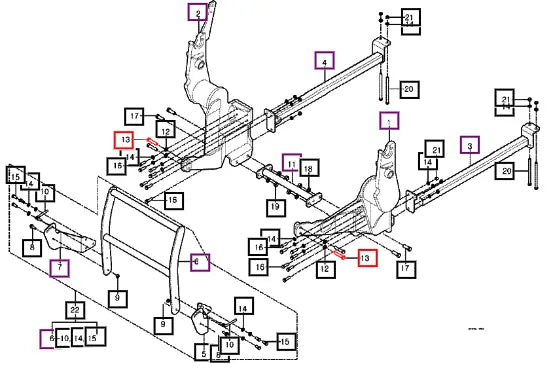 Mahindra Tractor Bolt, Hex - Hardware V2014614065 Mahindra Direct Parts