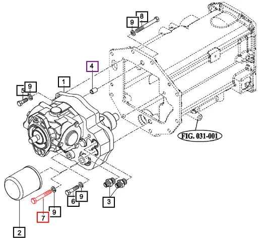 Mahindra Tractor Bolt, Hex - M12x60" 13103612060 Mahindra Direct Parts