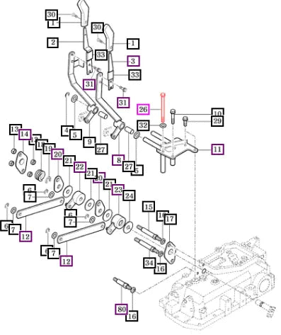 Mahindra Tractor Bolt, Hex M8x10 V2013608110 Mahindra Direct Parts