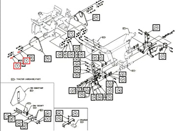 Mahindra Tractor Bolt, Hex Sae 8 Nc 1/2 X 2-1/4 AME007050 Mahindra Direct Parts
