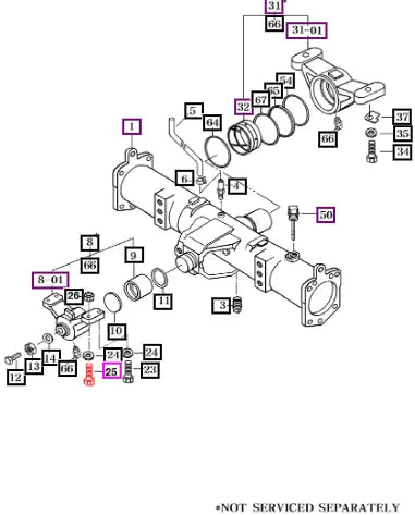 Mahindra Tractor Bolt, Hex V2013612050 Mahindra Direct Parts