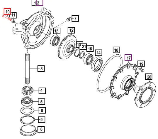 Mahindra Tractor Bolt, Hex V2014608025 Mahindra Direct Parts