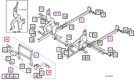 Mahindra Tractor Bolt, Hex V2014614030 Mahindra Direct Parts